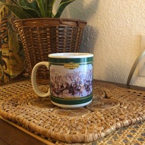 Currier & Ives Central Park Winter 1992 Vintage Coffe Mug For Houston Food